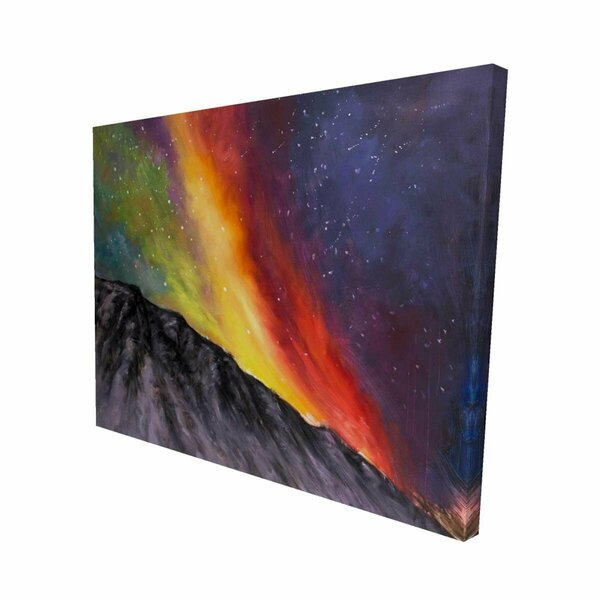 Begin Home Decor 16 x 20 in. Aurora Borealis in the Mountain-Print on Canvas 2080-1620-LA58